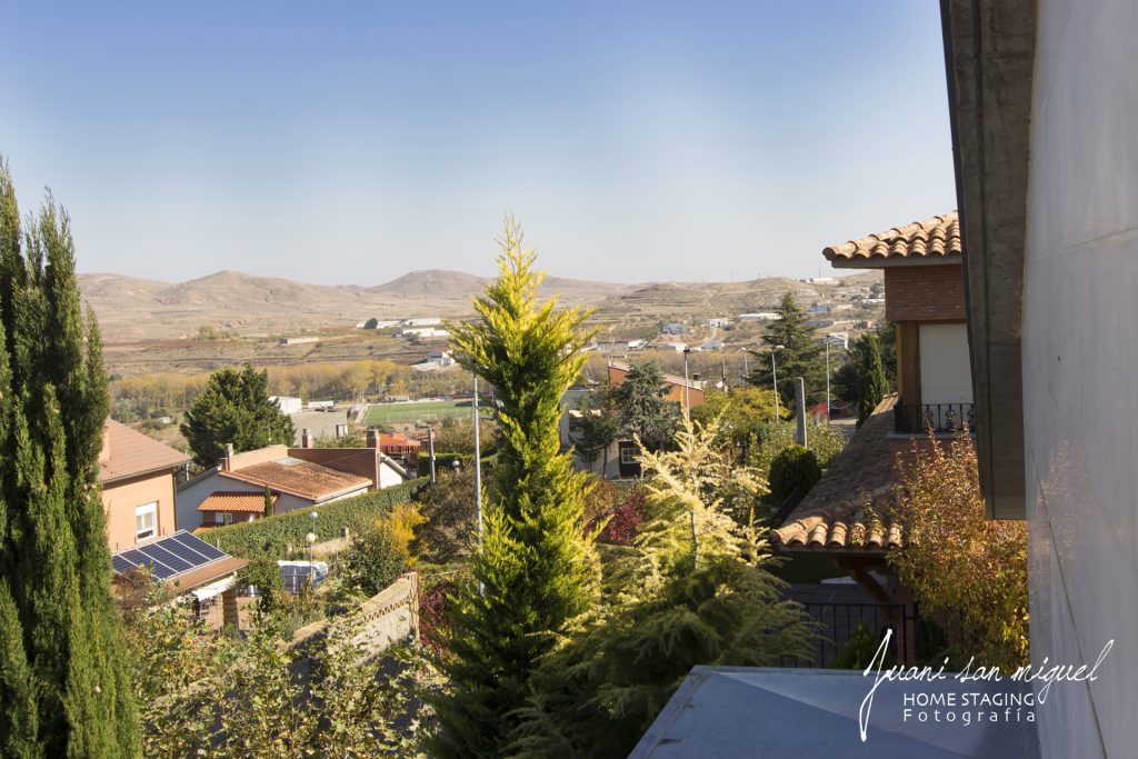 Vistas desde Chalet Independiente en La Rioja, Autol
