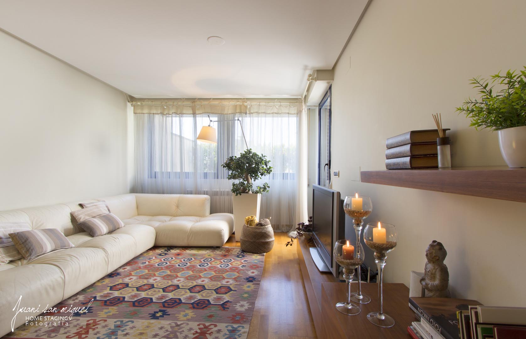 Salón en vivienda de lujo