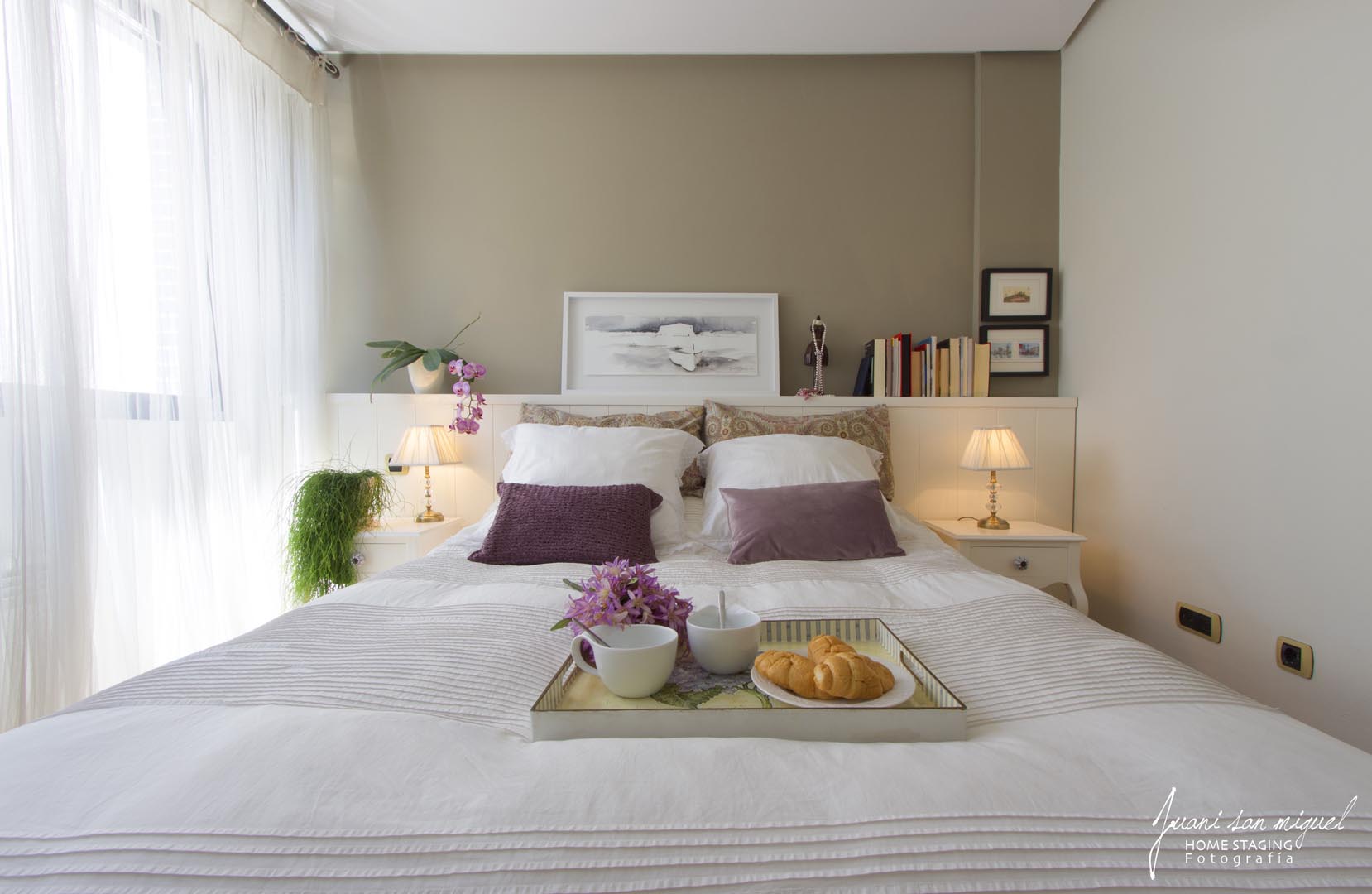 Dormitorio de vivienda de lujo